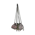 Cotton Elephant Drawstring Pouch Bag