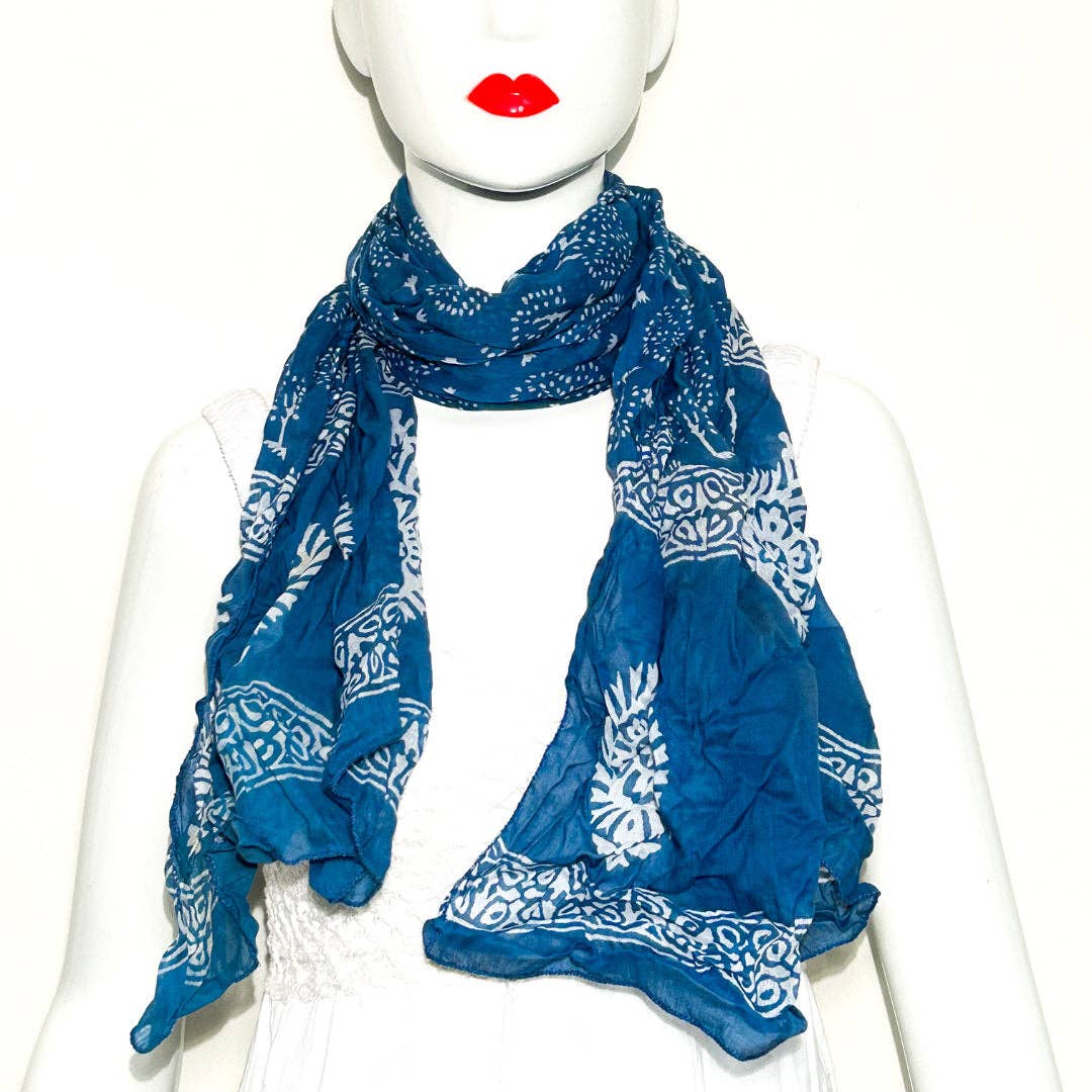Cotton Printed Scarf COT-1