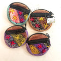 Stonewash Floral Coin Purse, ST-CP-JMT-34