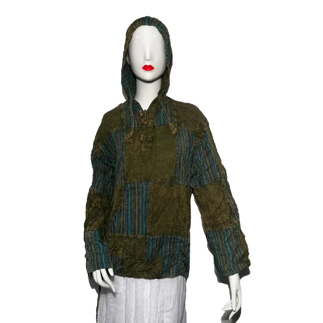 Patchwork Pullover Hoodie (ST-HOOD-KS-2102)