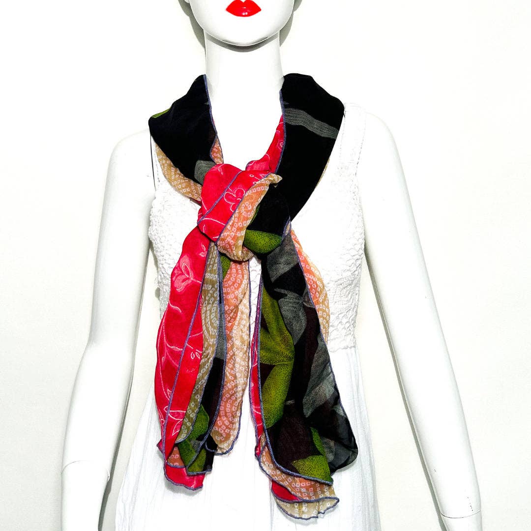 3 Layer Rayon Scarf NB-022