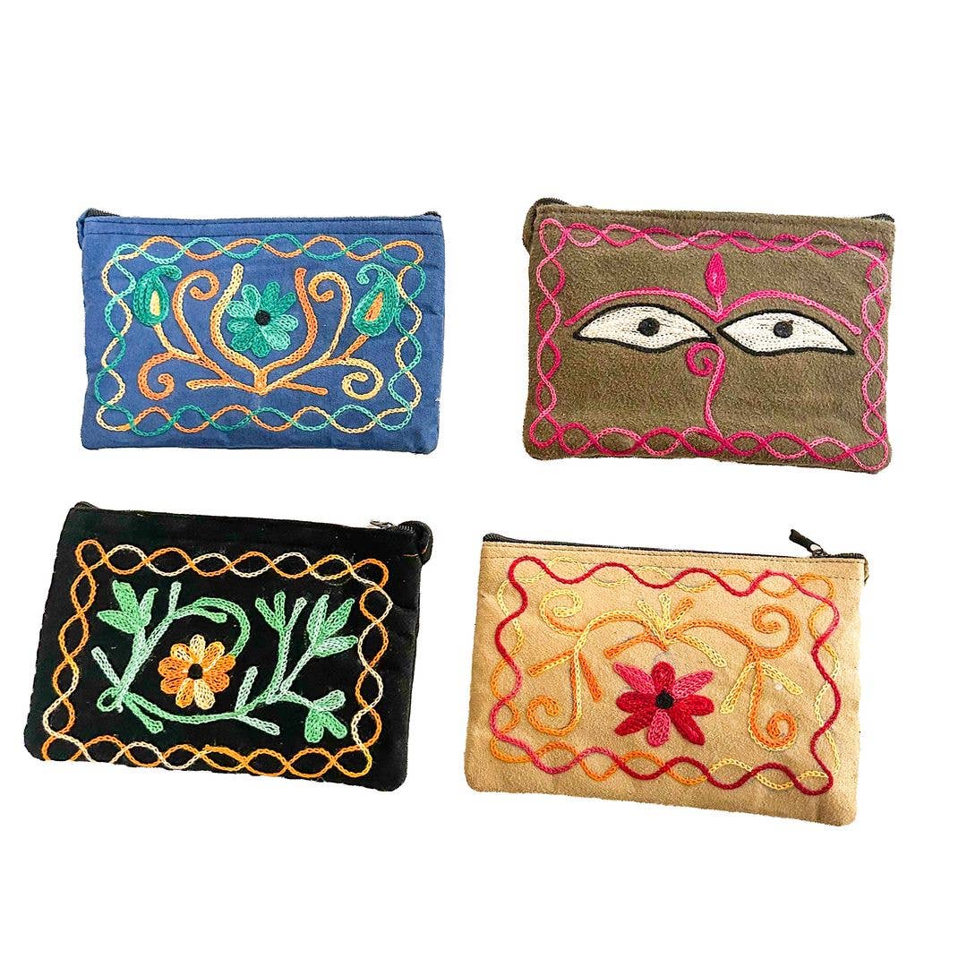 Faux Suede Coin Purse, ST-CP-KAS-16