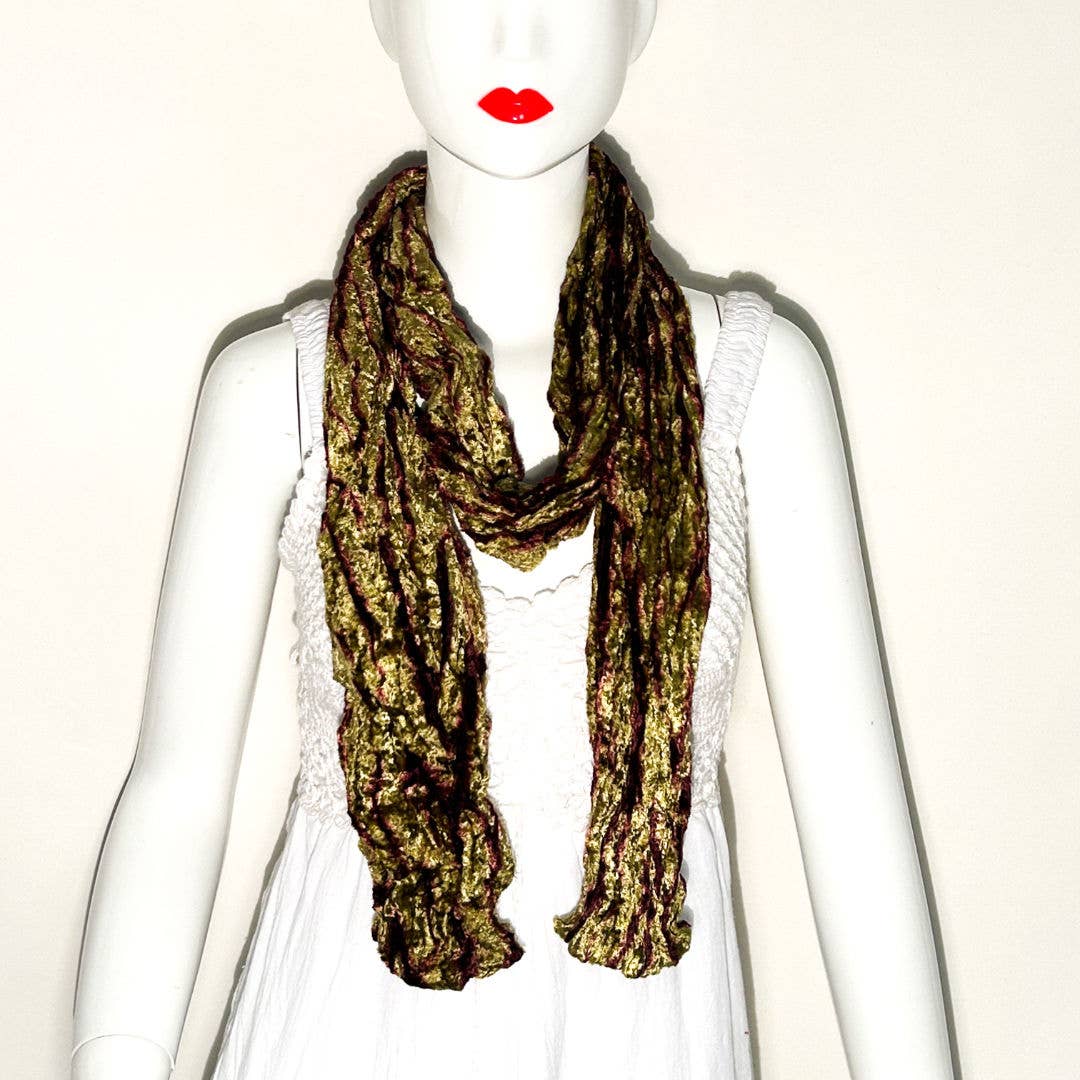Crushed Velvet Scarf RG-06