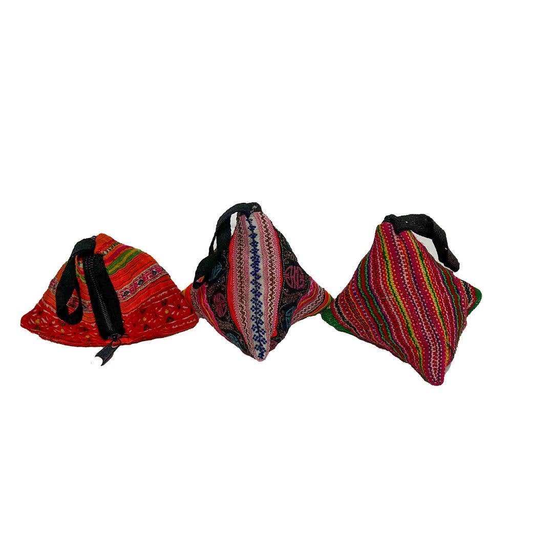 Embroidered Cotton Coin Purse, ST-CP-PHS-07