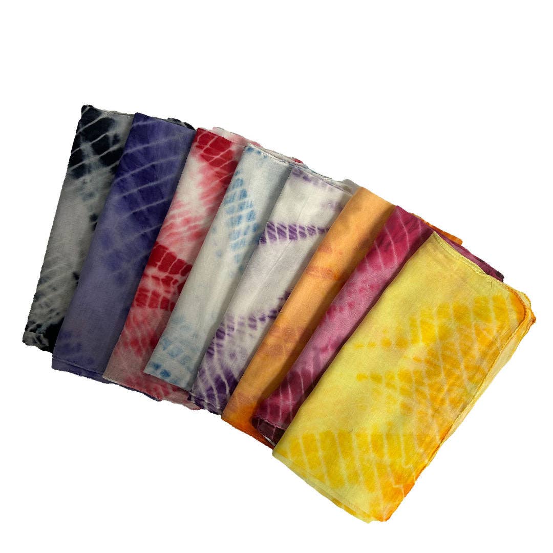 Color Block Cotton Bandana