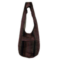Cotton Woven Patterns Monk Style Shoulder Bag