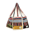 Himalayan Hemp Trim Zipper Pocket Adjustable Shoulder Bag
