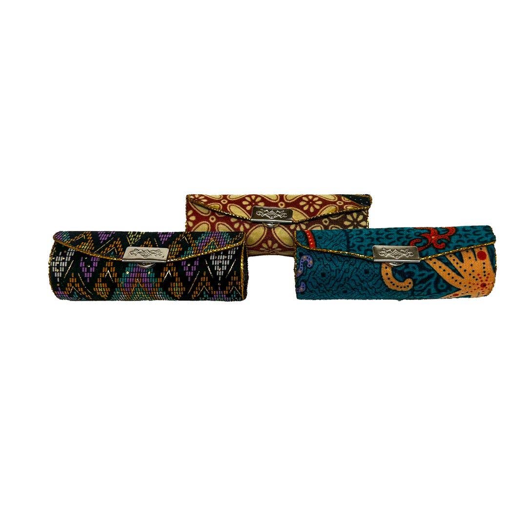 Batik Cotton Lip Balm Case, ST-CP-BH-112