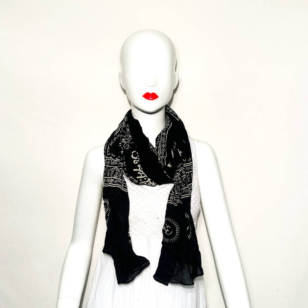 Cotton Printed Hindu Scarf KS-05