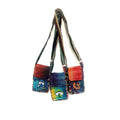 Cotton Tie Dye Mushroom Patch Passport Shoulder Bag