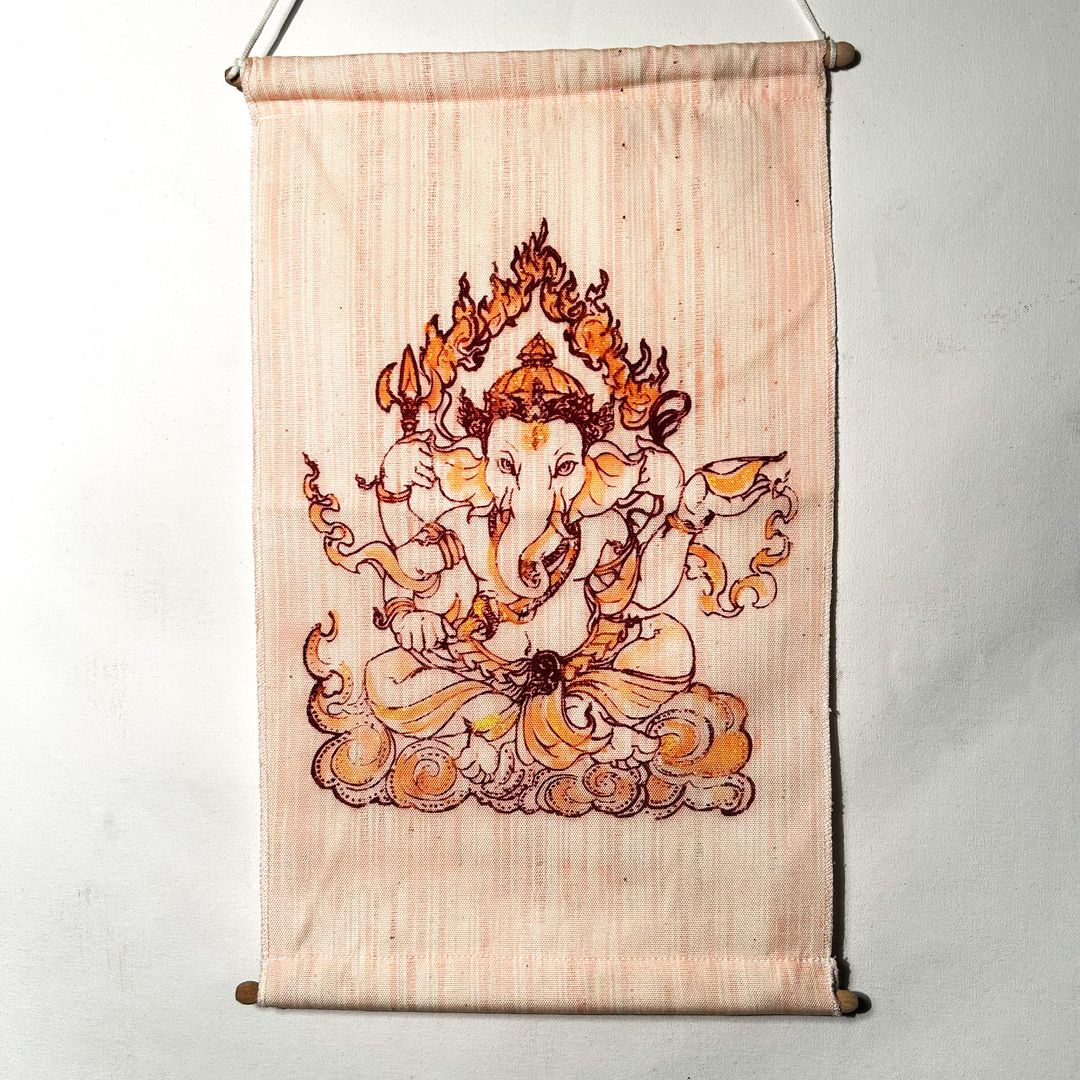 Ganesh Cotton Wall Banner (ST-HD-GAN-25)