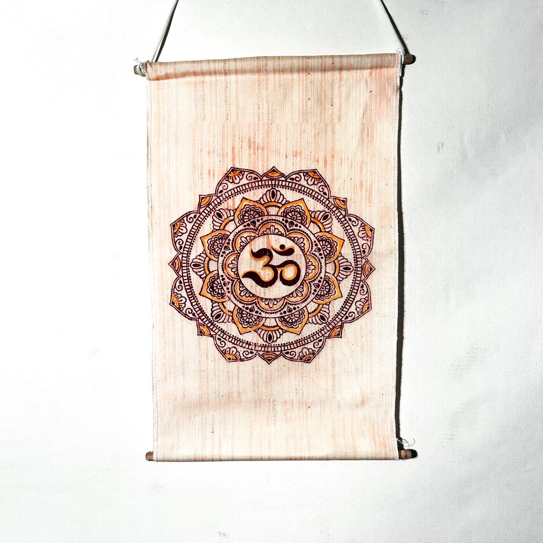 Om Mandala Cotton Banner (ST-HD-MNDL-05)