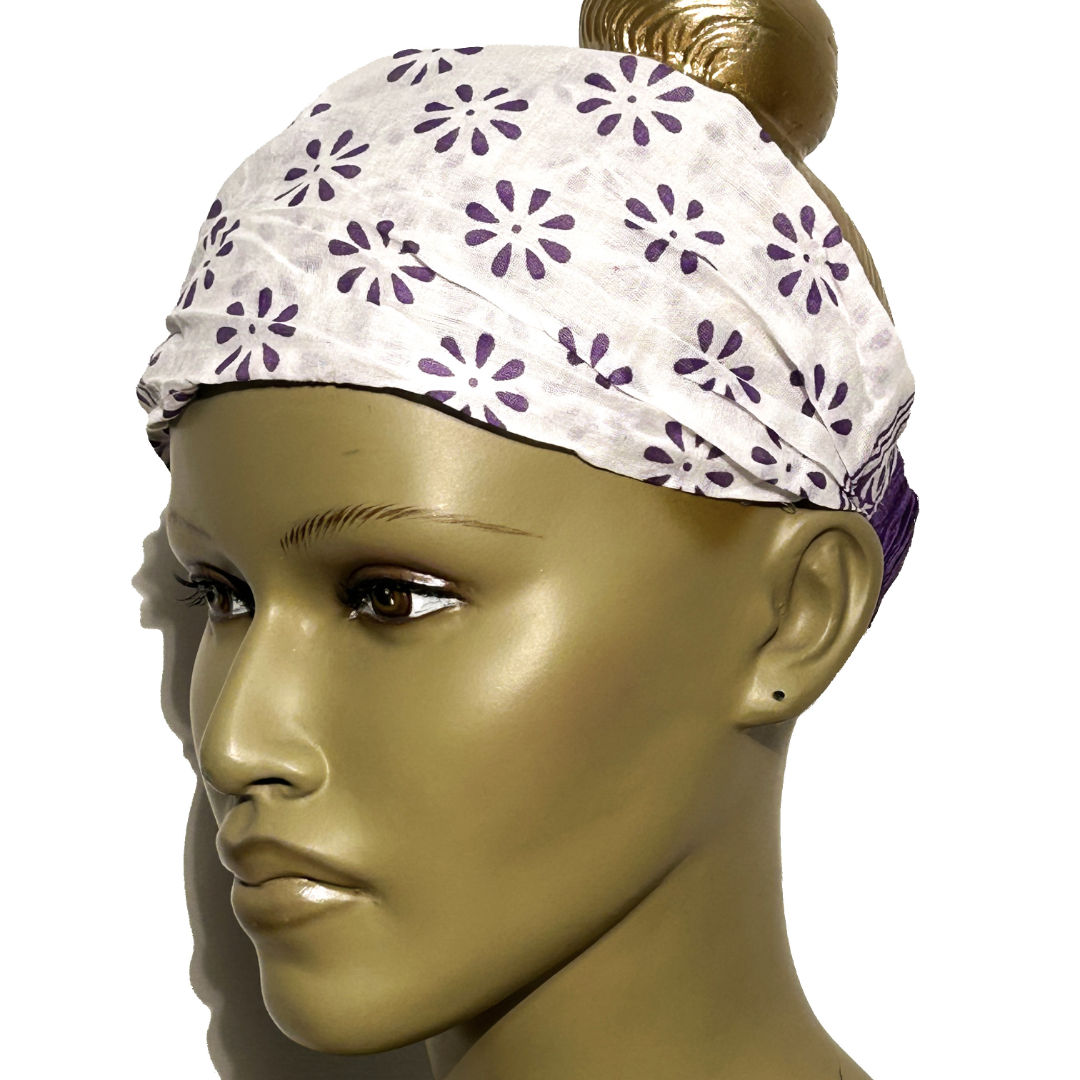 Boho Bohemian Cotton Elastic Headscarf