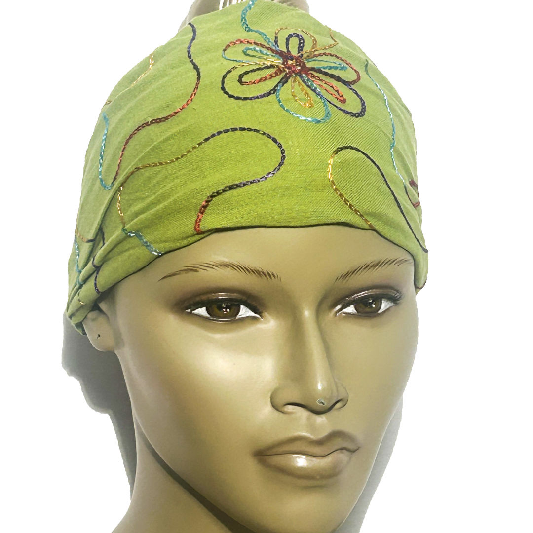 Boho Bohemian Cotton Elastic Headscarf