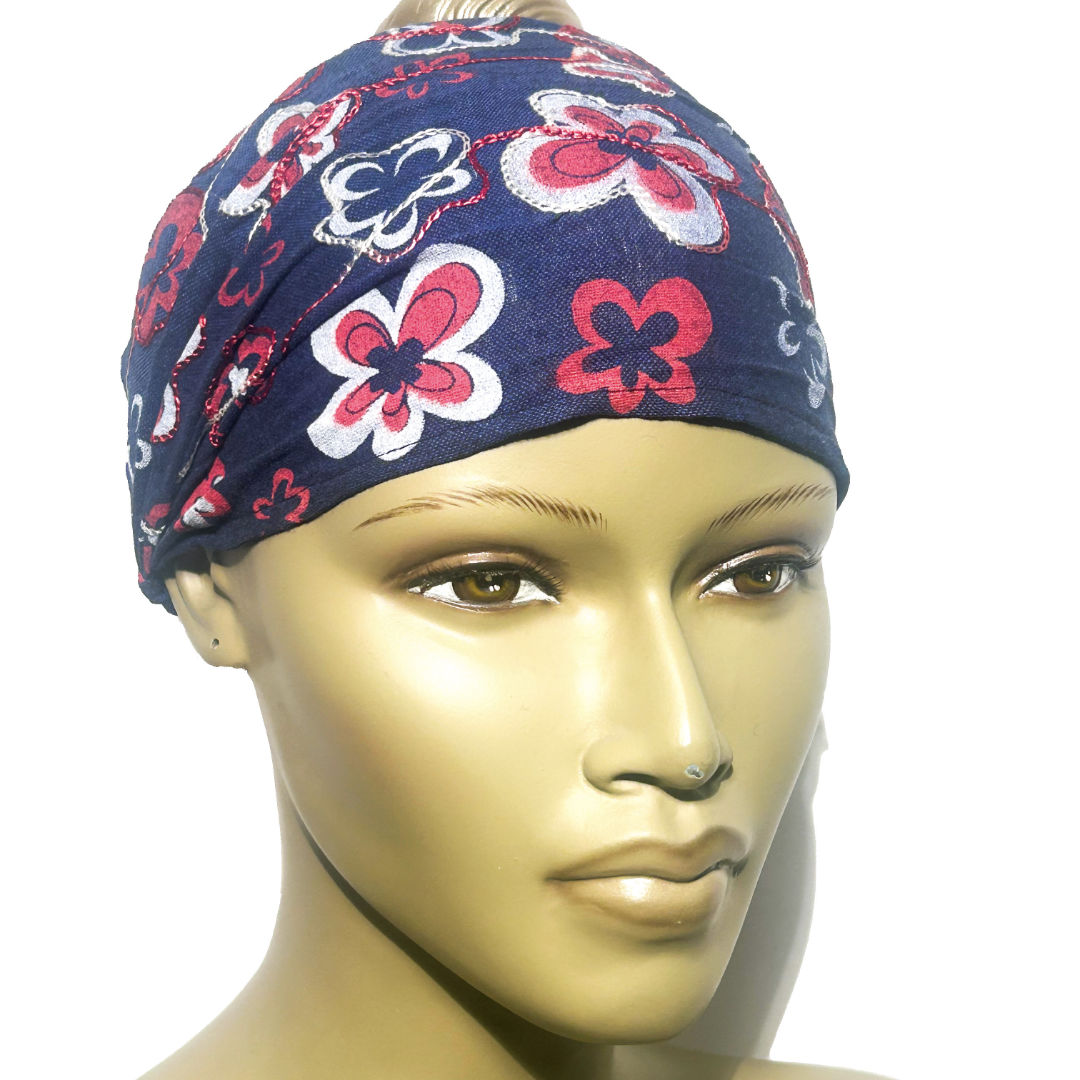 Boho Bohemian Cotton Elastic Headscarf