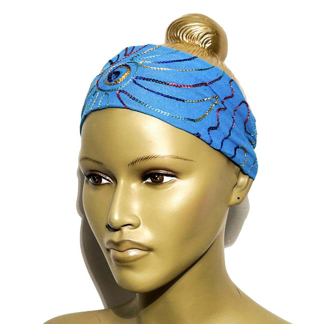 Boho Bohemian Cotton Elastic Headscarf
