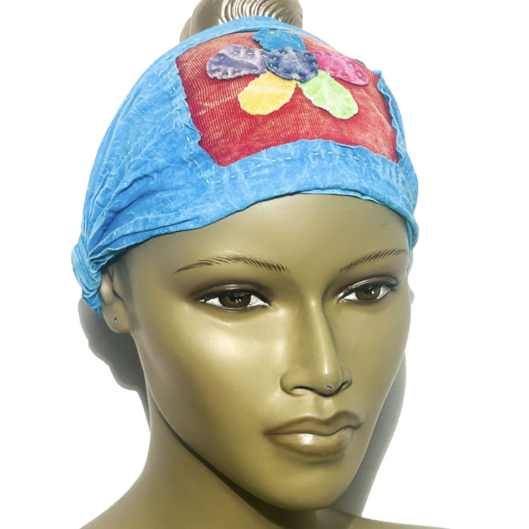 Boho Bohemian Cotton Elastic Headscarf
