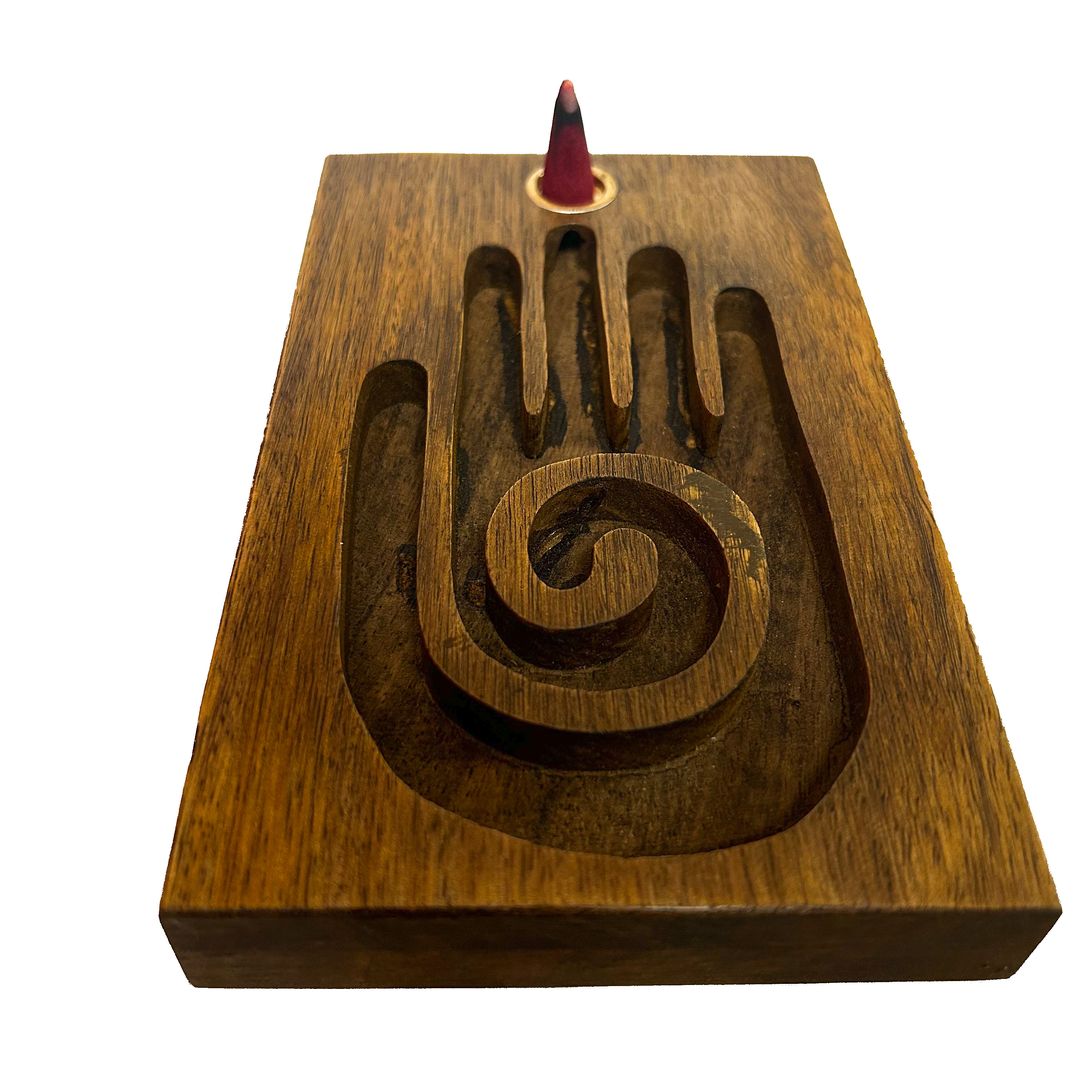 Hamsa Backflow Incense Burner (ST-IH-C-8783)