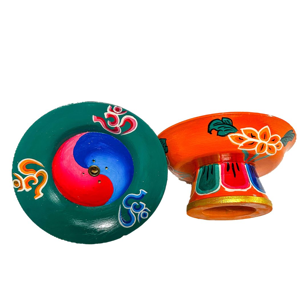 Painted Wood Incense Burner (ST-IH-CO-5)