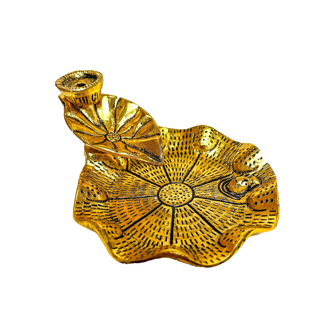Leaf Brass Incense Burner (ST-IH-DH-365)