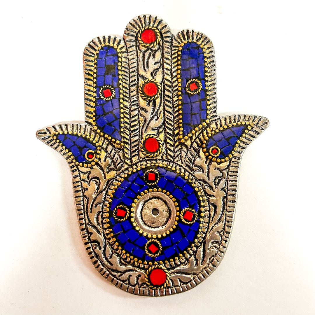 Hamsa Mosaic Incense Burner (ST-IH-HB-431)