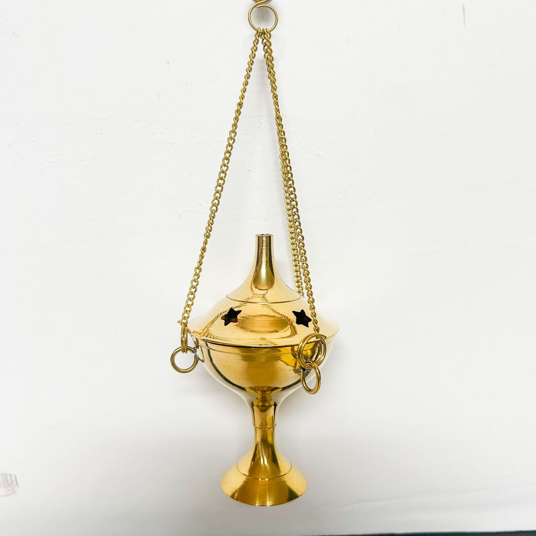 Hanging Brass Incense Burner (ST-IH-KV-4205)