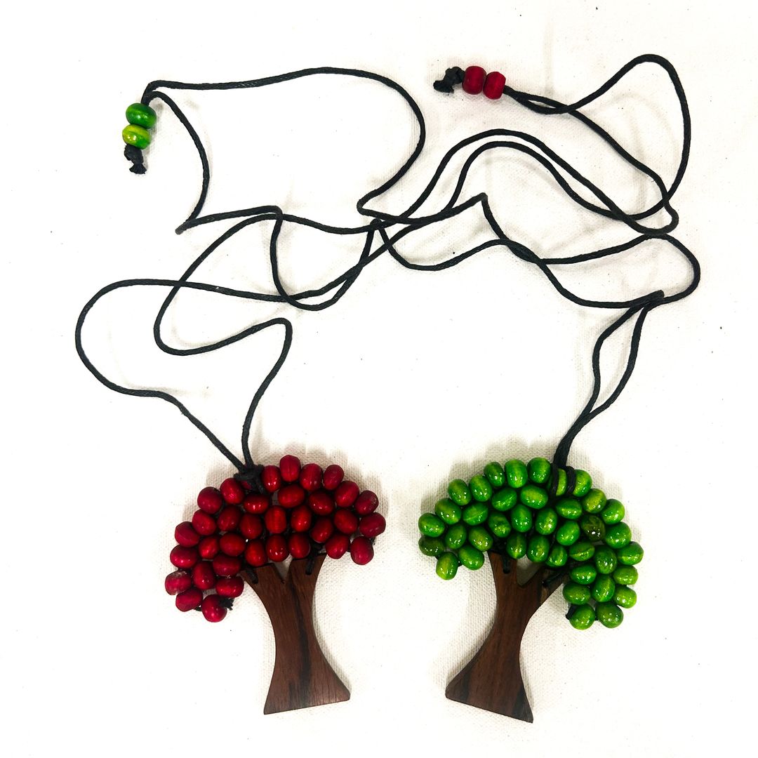 Wood Tree Necklace Adjustable (ST-JWL-IK-101)