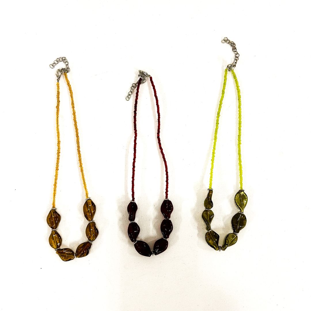 Twist Bead Strand Necklace (ST-JWL-MAYA-812)