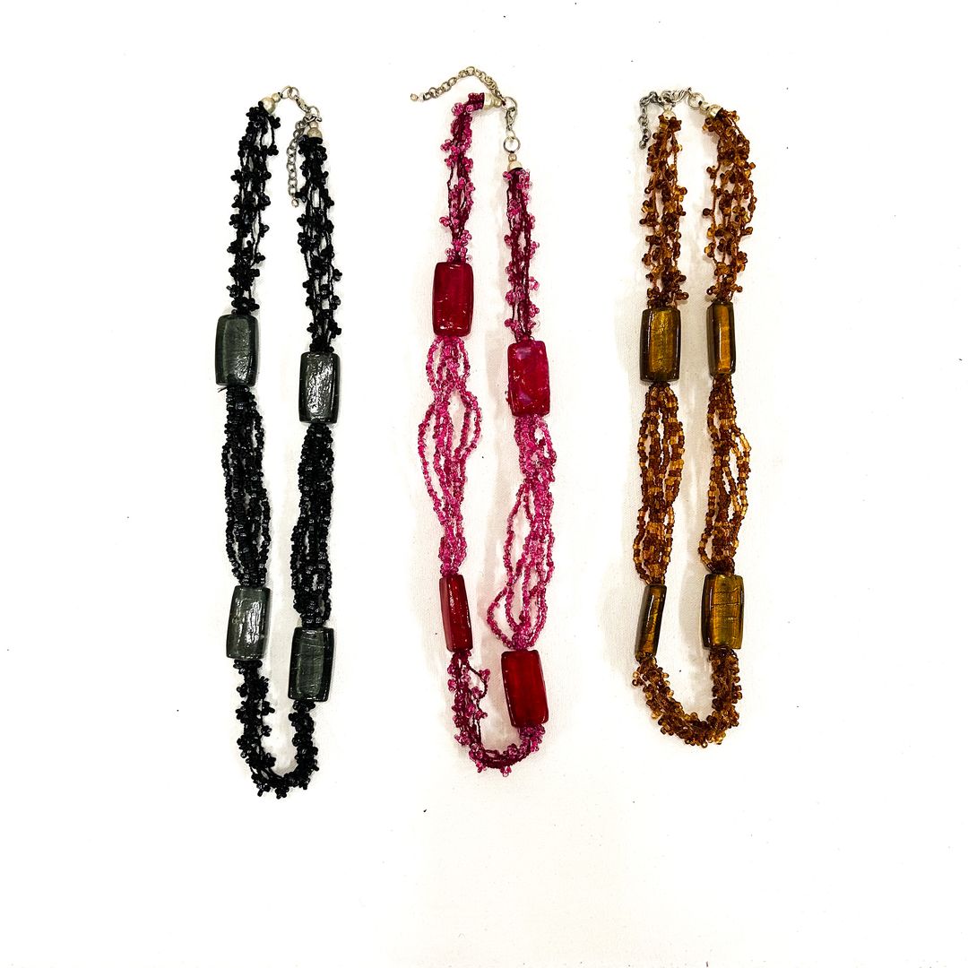 Glass Bead Necklace (ST-JWL-MAYA-813)