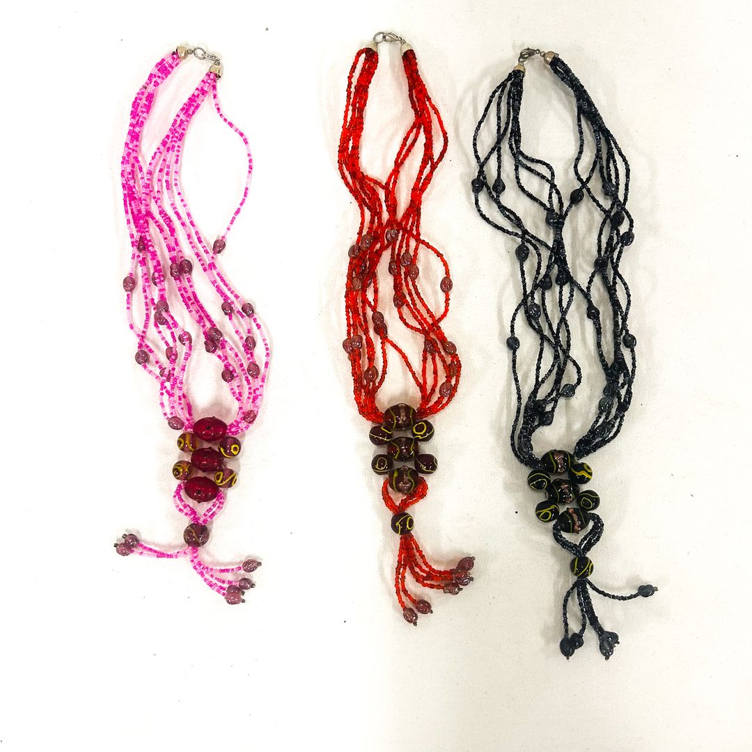 Seed & Glass Bead Necklace (ST-JWL-OCT-7748)
