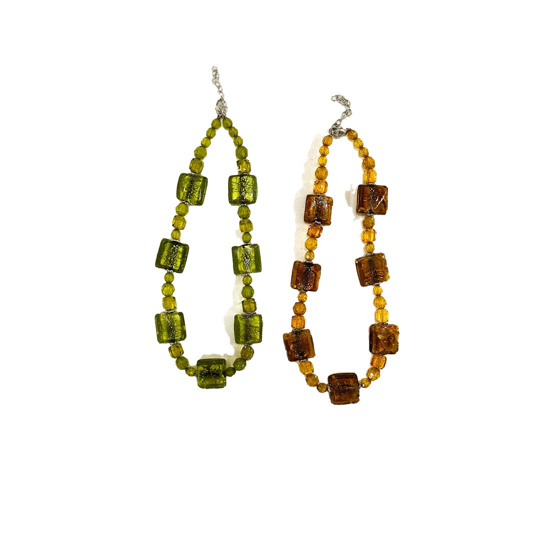 Shaped Glass Choker (ST-JWL-VS-20965)