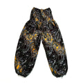 Polyester Paisley Pants w/ Elastic Waist (ST-PANT-JE-2202)