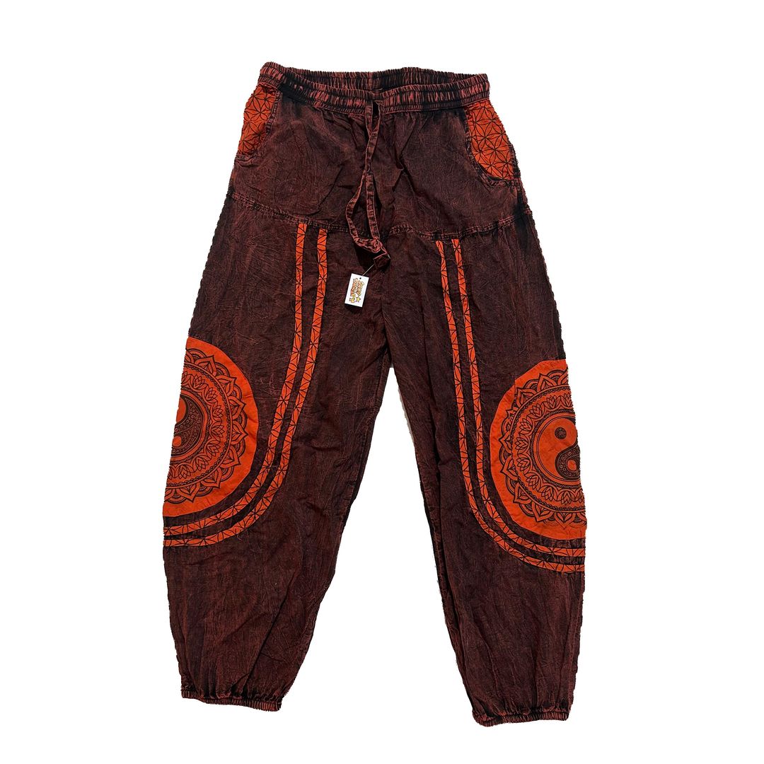Yin Yang Stonewash Pants (ST-PANT-KGN-08)