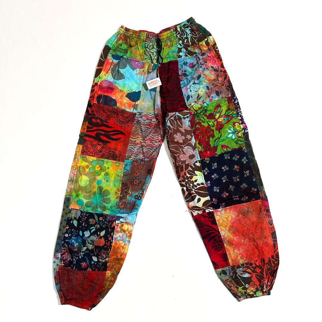 Mixed Design Patchwork Jogger Pants (ST-PANT-KGN-2135)