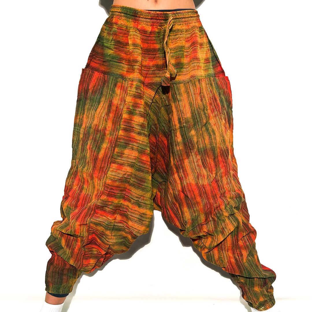 Stone Wash Stripes Tie Pants (ST-PANT-KGN-2141)
