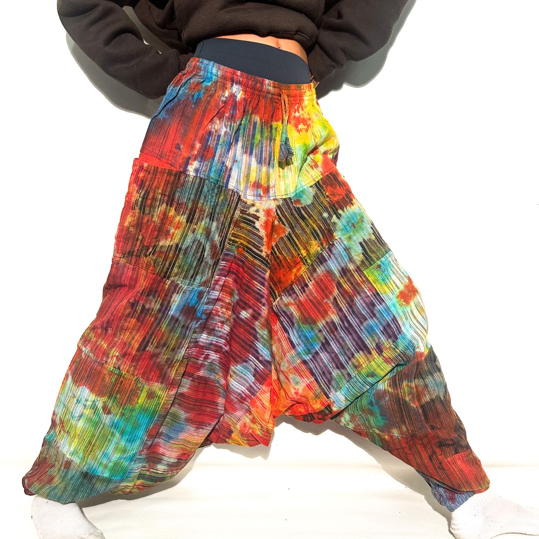 Striped Tie Dye Genie Pants (ST-PANT-KGN-2142)