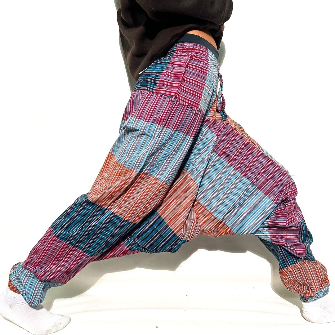 Striped Patch Genie Pants (ST-PANT-MA-03)
