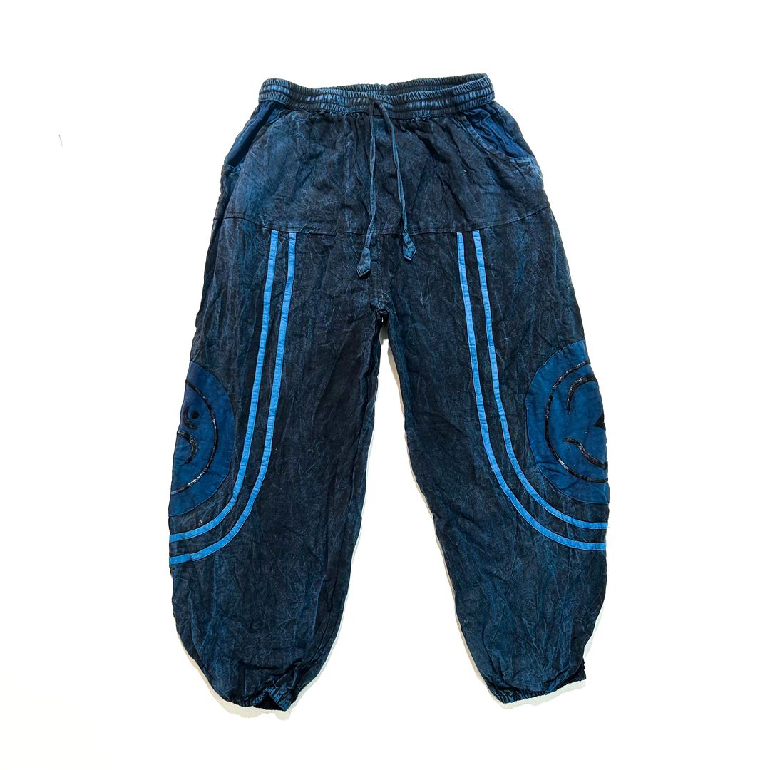 Stonewash Om Stitch Design Pants (ST-PANT-MT-28)