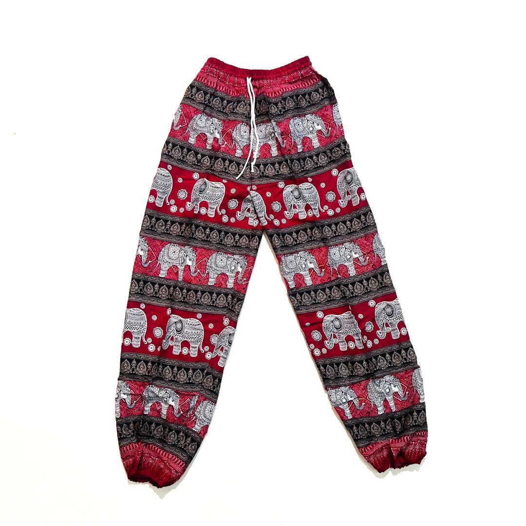 Elephant Hindu Print Jogger Style Pants (ST-PANT-TK-2401)
