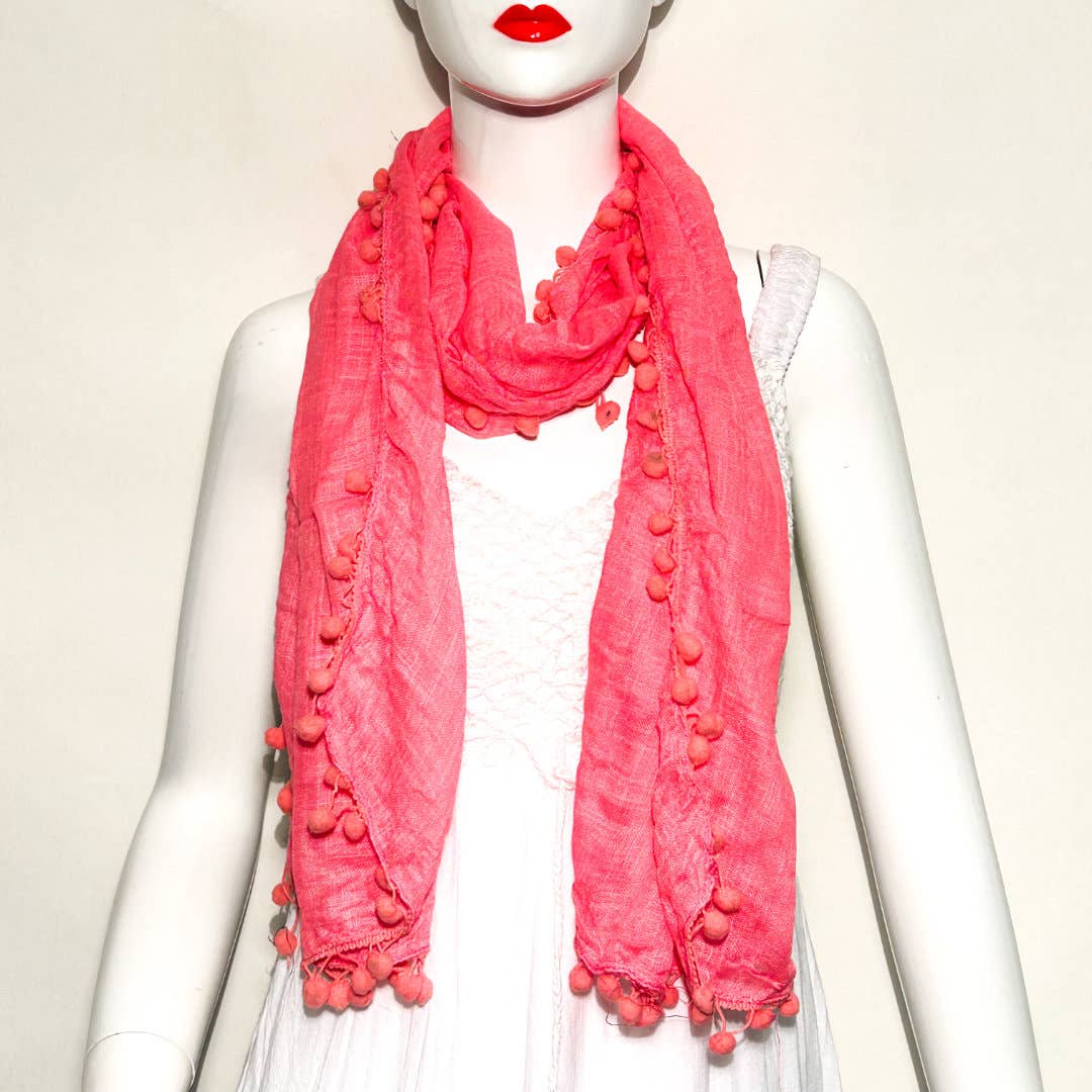 Pom-Pom Scarf