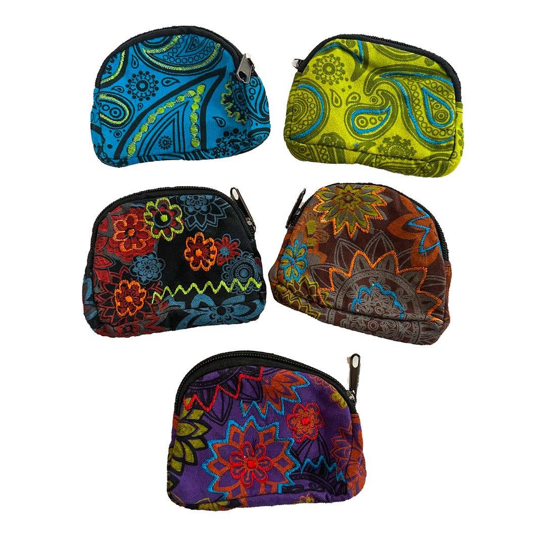 Assorted Cotton Coin Purse, ST-CP-GEN-160