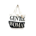 Gentle Woman Contrast Canvas Tote Bag from Made In Thailand