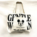Gentle Woman Mouse Canvas Tote Bag from Made In Thailand