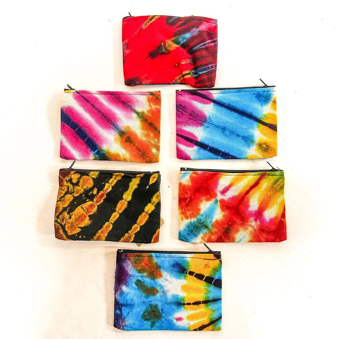 Tie Dye Cotton Coin Purse, ST-CP-BEE-2204