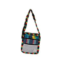 Himalayan Hemp Tie Dye Gheri Rasta Stripes Shoulder Bag