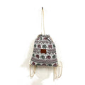 Elephant Print Drawstring Backpack
