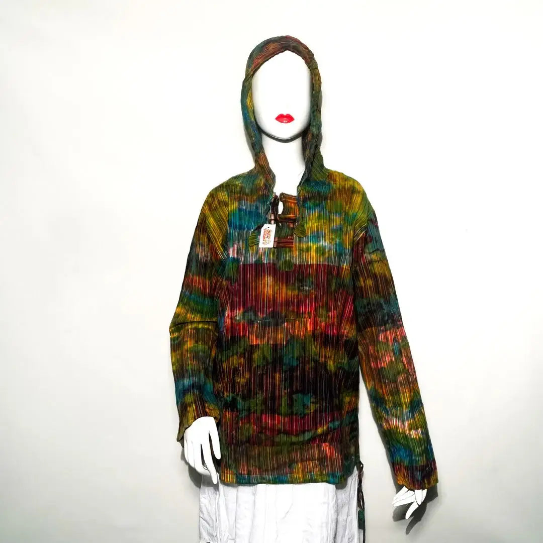 Tie Dye Button Hoodie (ST-HOOD-KGN-2148)