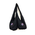 Nepalese Cotton Solid Color Skull Patch Monk Shoulder Bag