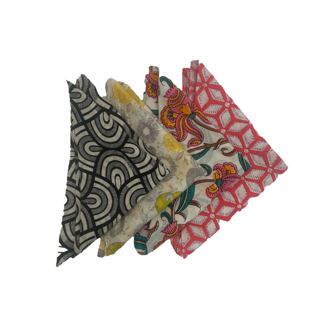 Floral Patch Cotton Bandana