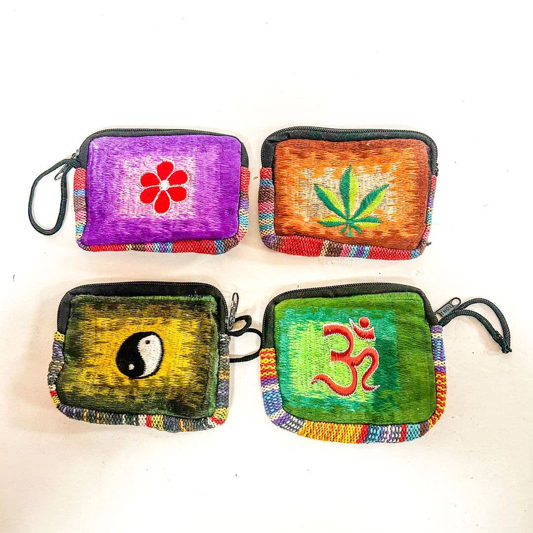 Handwoven Cotton Coin Purse, ST-CP-KE-07